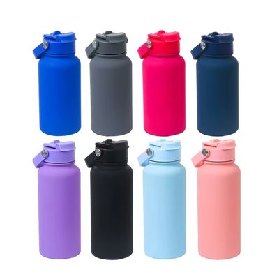 Logotipo personalizado Botellas de vacío Termoso Botellas de agua de acero inoxidable para MUGS