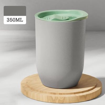 285g Logotipo personalizado plástico Deporte al aire libre de gran capacidad portátil zumo de paja copa de agua potable