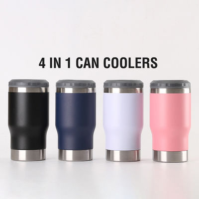 Color personalizado 14 oz de acero inoxidable puede enfriador aislado para latas delgadas al aire libre