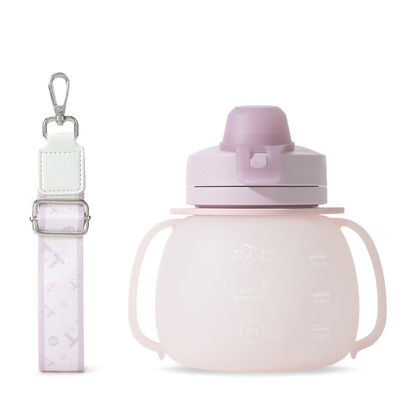 Botella de agua de silicona plegable plegable libre de BPA para deportes y viajes