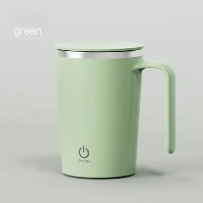 Logotipo personalizado Taza de mezcla eléctrica aceptable para taza de café de acero inoxidable