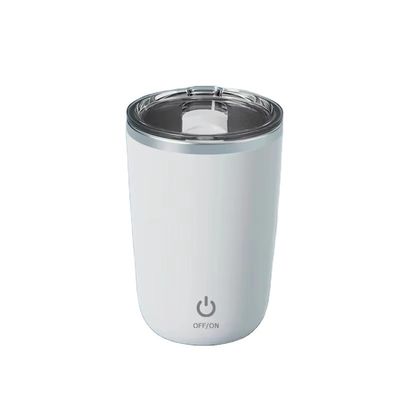 Taza de café eléctrica magnética de acero inoxidable de 350 ml con mezcla y agitación automática