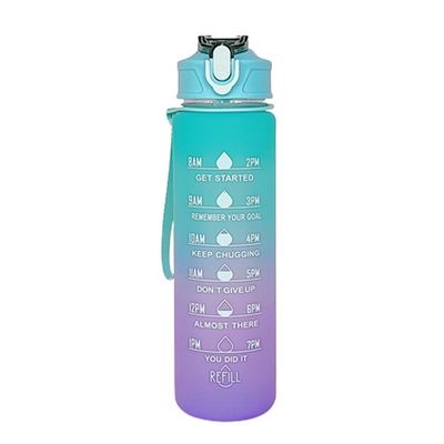 30 oz Logotipo personalizado PC Taza de agua de plástico sin BPA Pajas deportivas botella de batidora con tapa