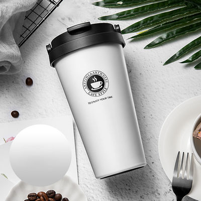 Suministro directo 500ml de acero inoxidable vacío aislado taza de café con patrón personalizado