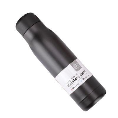 Logotipo personalizado 400ml/500ml Botella térmica de acero inoxidable Tazas de viaje de doble pared aislada