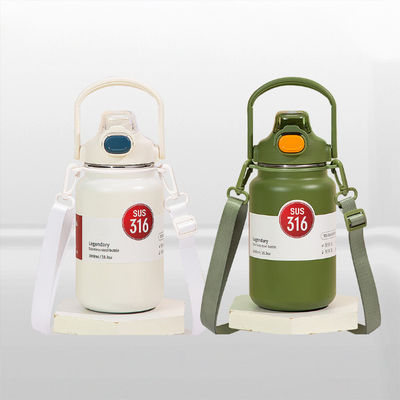 Agua hirviendo Aplicable para adultos contemporáneos Bicicleta de doble pared Botella de agua con tapa