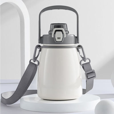 Botella de agua aislada de acero inoxidable, envoltura impresa a medida, marcada para bebidas