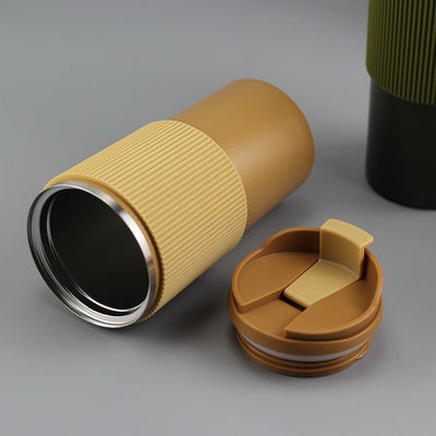 Logotipo Logotipo personalizado aceptable 450ml Flasca de térmosas Taza de café de viaje para negocios