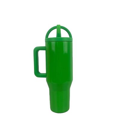 Botella de agua de acero inoxidable de 40 oz Tumbler con tapas de mango y ventaja ecológica