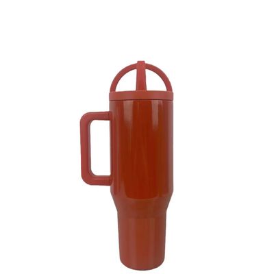 Botella de agua de acero inoxidable de 40 oz Tumbler con tapas de mango y ventaja ecológica