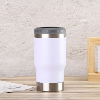 14 oz botella de cerveza de acero inoxidable puede soporte de doble pared vacío aislado para bebidas frías