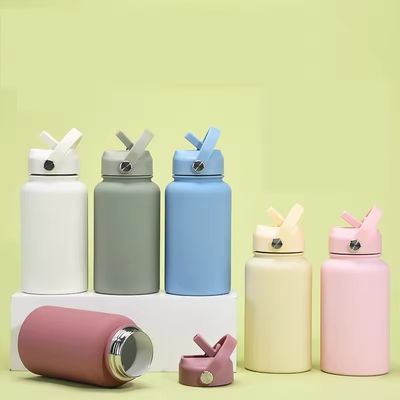 Copas de acero inoxidable aisladas con vacío de doble pared con tapa y mango 1 pieza