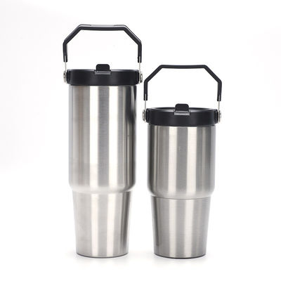 20oz 30oz de acero inoxidable Logotipo personalizado Flasco térmico con tapa y mango OEM / ODM aceptable