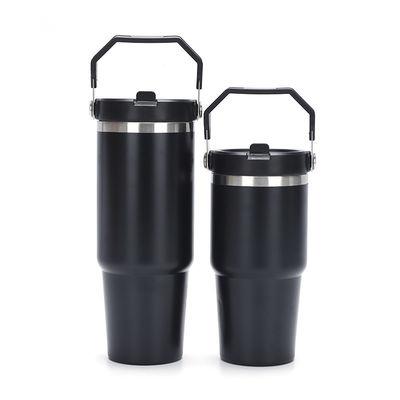 20oz 30oz de acero inoxidable Logotipo personalizado Flasco térmico con tapa y mango OEM / ODM aceptable