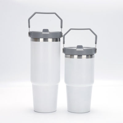 20oz 30oz de acero inoxidable Logotipo personalizado Flasco térmico con tapa y mango OEM / ODM aceptable