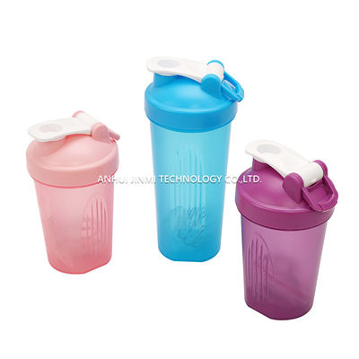 400 ml de plástico libre de BPA para mezclar proteínas deportivas en polvo, taza de agua con balanza y tapa