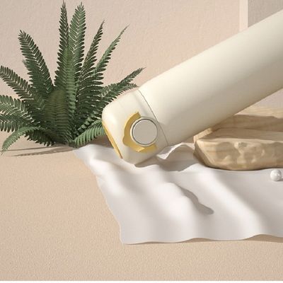 450ml Copo de termos de acero inoxidable para mujeres Copo de agua portátil sostenible y lindo