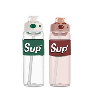 Taza deportiva portátil a prueba de fugas de 650 ml y 780 ml de capacidad botella de agua de colores personalizada