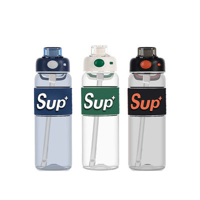 Taza deportiva portátil a prueba de fugas de 650 ml y 780 ml de capacidad botella de agua de colores personalizada