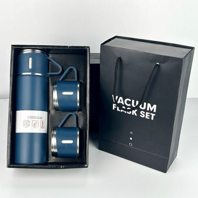 500 ml regalo de negocios de acero inoxidable de vacío botella de café botella de agua de copa de juego