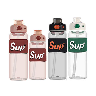 Revestimiento anticorrosión Equipado con una taza de agua de 650 ml y 780 ml de gran capacidad con paja y tapa