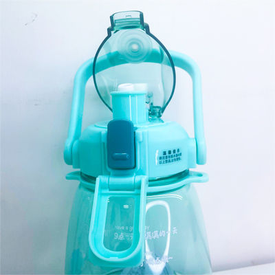 Alta apariencia Nivel de gran capacidad de plástico Red Sippy Cup Botella de agua para estudiantes