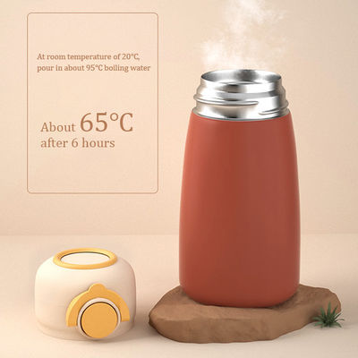 Disfrute de sus bebidas en movimiento con esta taza térmica de acero inoxidable 304 a prueba de fugas 380ml