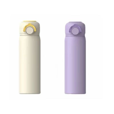 Botella de termo de alumno de colores personalizados sostenibles SUS304 Taza de agua de acero inoxidable