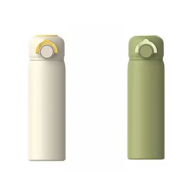 Botella de termo de alumno de colores personalizados sostenibles SUS304 Taza de agua de acero inoxidable