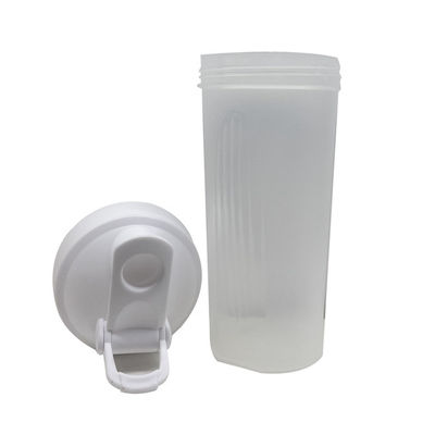 Fitness Deportes Botella de agua de plástico libre de BPA 700ml Botella de batidora deportiva Logotipo personalizado Gimnasio