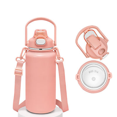 Taza de viaje de vacío aislada de acero inoxidable de 1600 ml de capacidad para niños en campamento