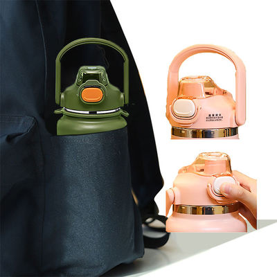 Taza de viaje de vacío aislada de acero inoxidable de 1600 ml de capacidad para niños en campamento