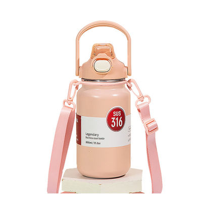Flasca aislada de dibujos animados de moda portátil para niños con logotipo personalizado de 2023 1300ml