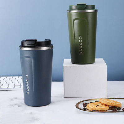 500 ml de acero inoxidable vacío aislado taza de café de viaje para el restaurante de oficina en casa