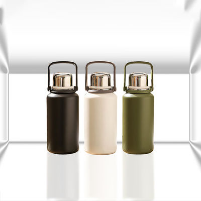 Reutilizables Tazas de café aisladas de doble pared Botellas de vacío de acero inoxidable Conjunto de termósidos