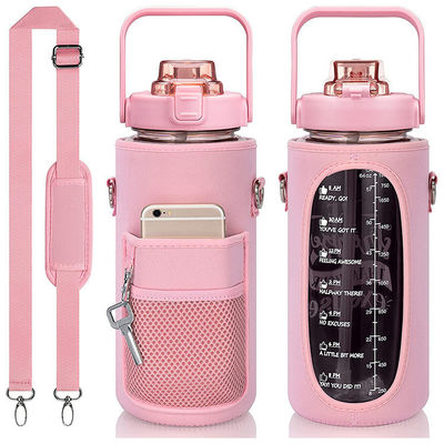 Mantente hidratado y con estilo con mangas de botellas de agua de estilo americano en material SBR