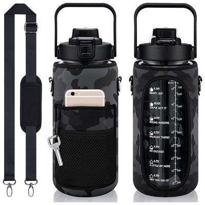 Mantente hidratado y con estilo con mangas de botellas de agua de estilo americano en material SBR