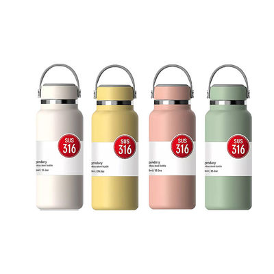 350 ml Botellas de agua para niños Producción Taza para niños Flasca de vacío de acero inoxidable