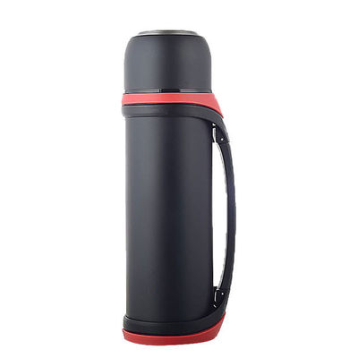 Diseño Deportivo Gran Capacidad 2QT 64oz Botella de vacío aislada con taza para bebidas calientes