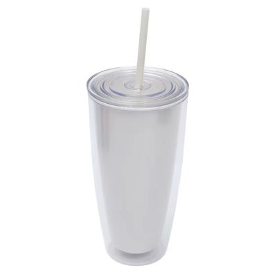 TOUR Aplicable Adultos 24 oz libre de BPA de doble pared de plástico tumbler con paja y tapa