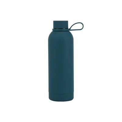 Venta Colorida Botella de agua aislada de boca estrecha de acero inoxidable 304 con agarre de mano