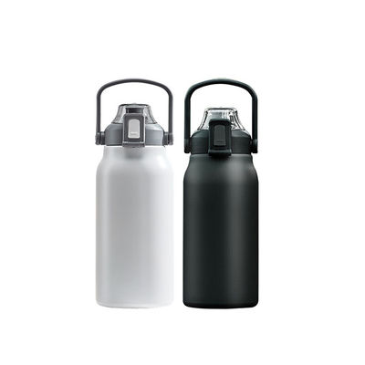 Kawaii Bebés Botella de agua Copo aislante de acero inoxidable con tipo de botella de paja