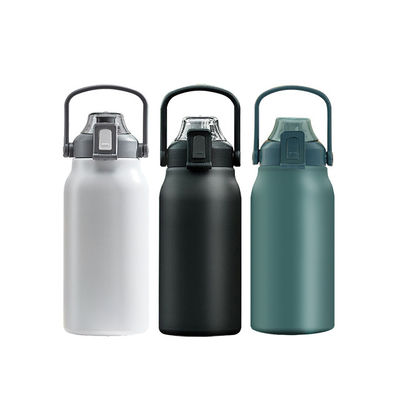 Kawaii Bebés Botella de agua Copo aislante de acero inoxidable con tipo de botella de paja