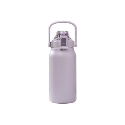 Kawaii Bebés Botella de agua Copo aislante de acero inoxidable con tipo de botella de paja