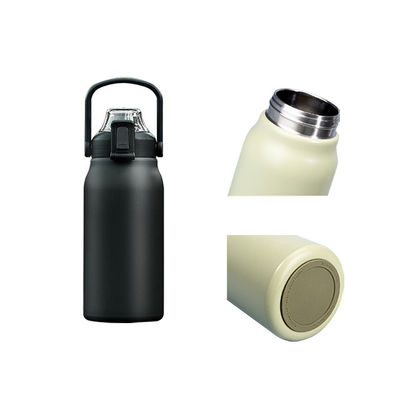 Kawaii Bebés Botella de agua Copo aislante de acero inoxidable con tipo de botella de paja