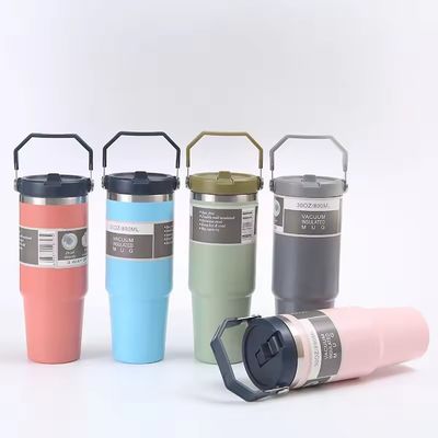 10. Número de piezas 1 Tumbler con mango de acero inoxidable Tumbler de café 20 Oz 30 Oz