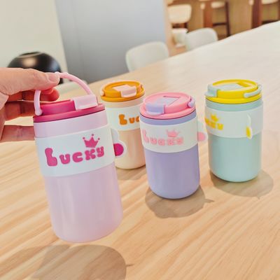 420 ml de botella de agua de acero inoxidable con tapa