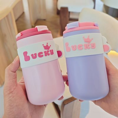 420 ml de botella de agua de acero inoxidable con tapa