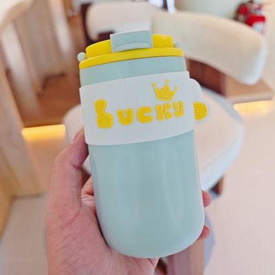 420 ml de botella de agua de acero inoxidable con tapa