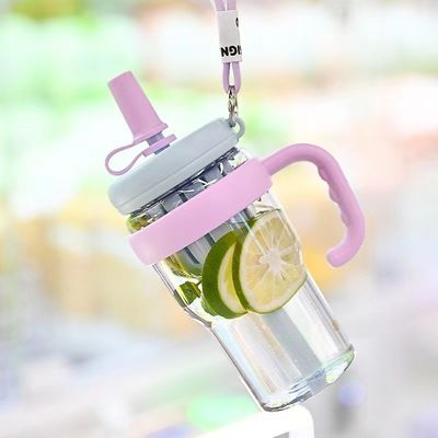 Botella portátil de jugo para viajes al aire libre de 680 ml con recubrimiento anticorrosión y peso ligero